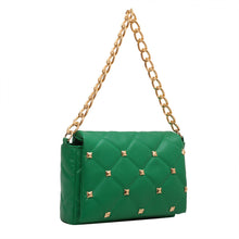 Load image into Gallery viewer, F7005 Soft Pu Bag Women&#39;s Fashion Rivet Rhombus Thick Chain Shoulder Underarm Women&#39;s Bag Bags Wholesale
