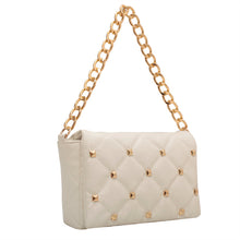 Load image into Gallery viewer, F7005 Soft Pu Bag Women&#39;s Fashion Rivet Rhombus Thick Chain Shoulder Underarm Women&#39;s Bag Bags Wholesale
