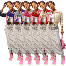 Load image into Gallery viewer, F5039 Fashion Printed Varsity Jacket
