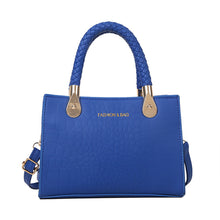 Load image into Gallery viewer, F7019 Good Texture Bag Female 2022 Korean Style Fashionable New Candy Color Stone Pattern Woven Handbag Messenger Bag
