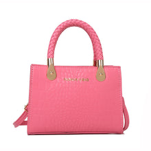 Load image into Gallery viewer, F7019 Good Texture Bag Female 2022 Korean Style Fashionable New Candy Color Stone Pattern Woven Handbag Messenger Bag
