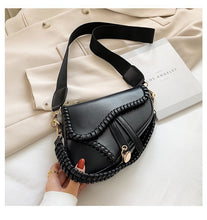 Load image into Gallery viewer, F7018  New Shoulder Crossbody Portable Shoulder Bag Underarm All-Match Saddle Bag
