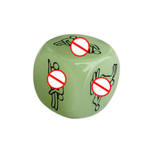 Load image into Gallery viewer, F2059（MOQ30） 6-Sided Six-Sided Sexy Dice Foreign Trade Posture Luminous Position Color Couple Couple Foreplay Sex Product Toys
