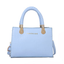 Load image into Gallery viewer, F7019 Good Texture Bag Female 2022 Korean Style Fashionable New Candy Color Stone Pattern Woven Handbag Messenger Bag
