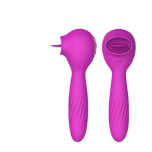 Load image into Gallery viewer, F2052 Cross-Border Direct Supply Tongue Licking Vibrator Female Masturbation Devices AV Stick Breast Sucking Heating Vibration Vibrator Adult Sex Product
