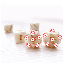 Load image into Gallery viewer, F2060 （MOQ30）Posture English Dice Pearl White Five-in-One Dice SM
