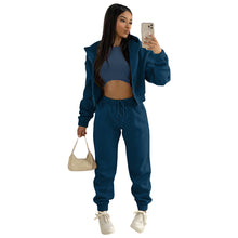Load image into Gallery viewer, F5049 Hooded Sports and Leisure Suit (Three-Piece Set)
