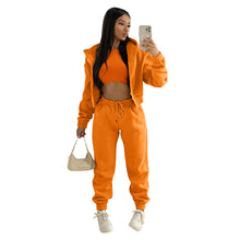 Load image into Gallery viewer, F5049 Hooded Sports and Leisure Suit (Three-Piece Set)
