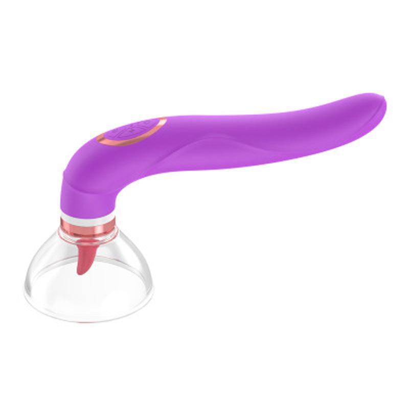 F2050 Amazon Direct Supply Tongue Licking Vibrator Sucking Vibrators Emulational Tongue Women's Masturbation Tool Adult Products Wholesale