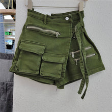 Load image into Gallery viewer, F5075 Tooling A- line Shorts Women&#39;s Loose Wide-Leg Pants 2023 Spring and Summer short
